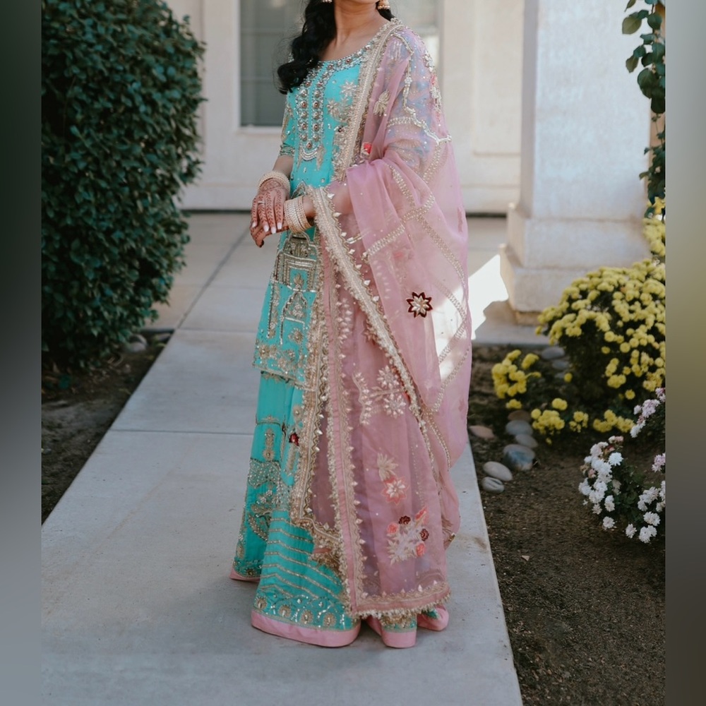 Designer Sharara Punjabi Suit